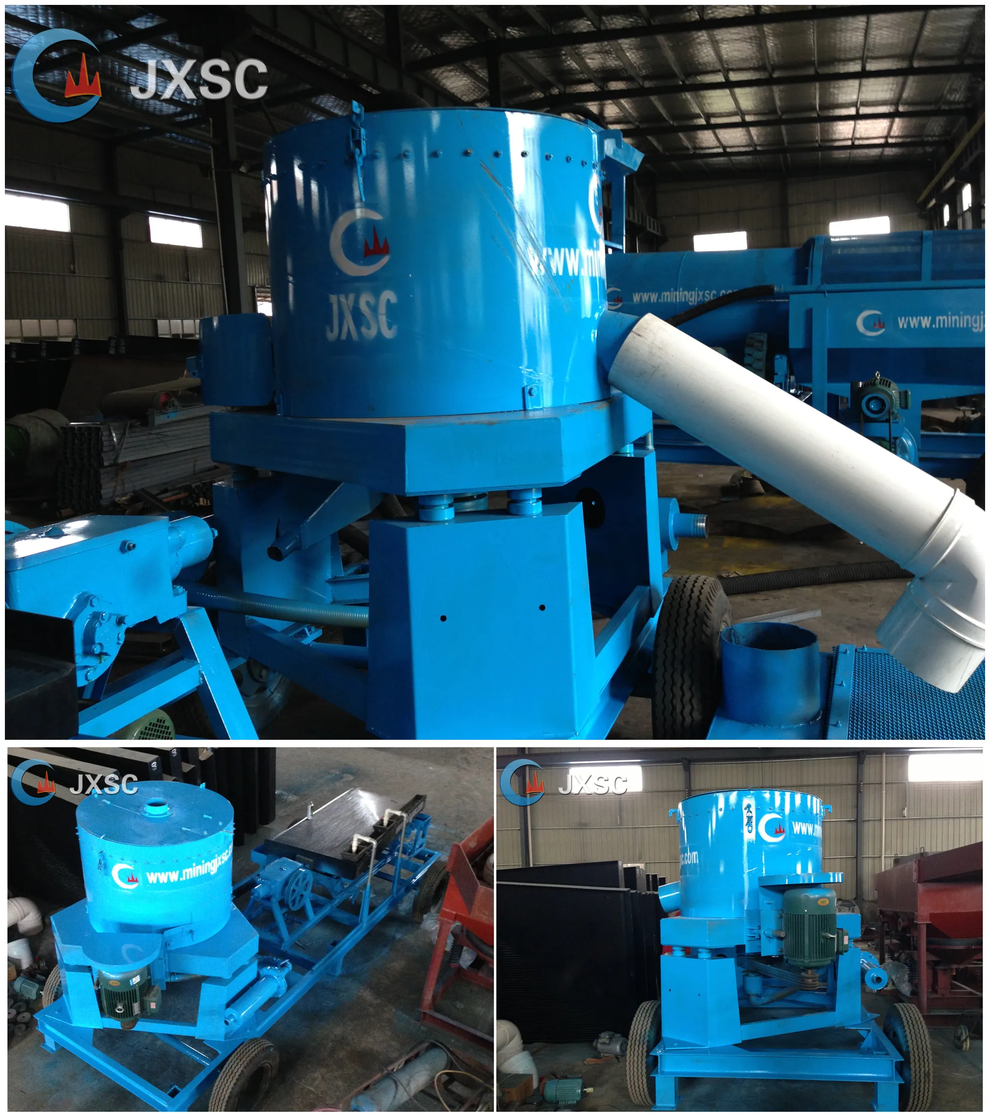 3 5tph River Sand Gold Centrifugal Separator Gold Concentrator Machine