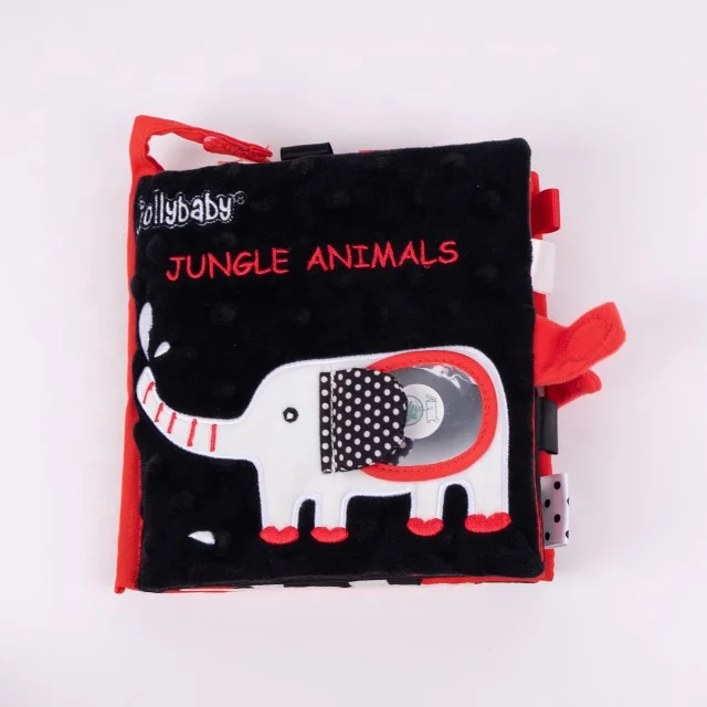 Jollybaby High contrast black and white books Non toxic fabric Touch and feel cloth books Early education
Jollybaby High contrast black and white books Non toxic fabric Touch and feel cloth books Early education