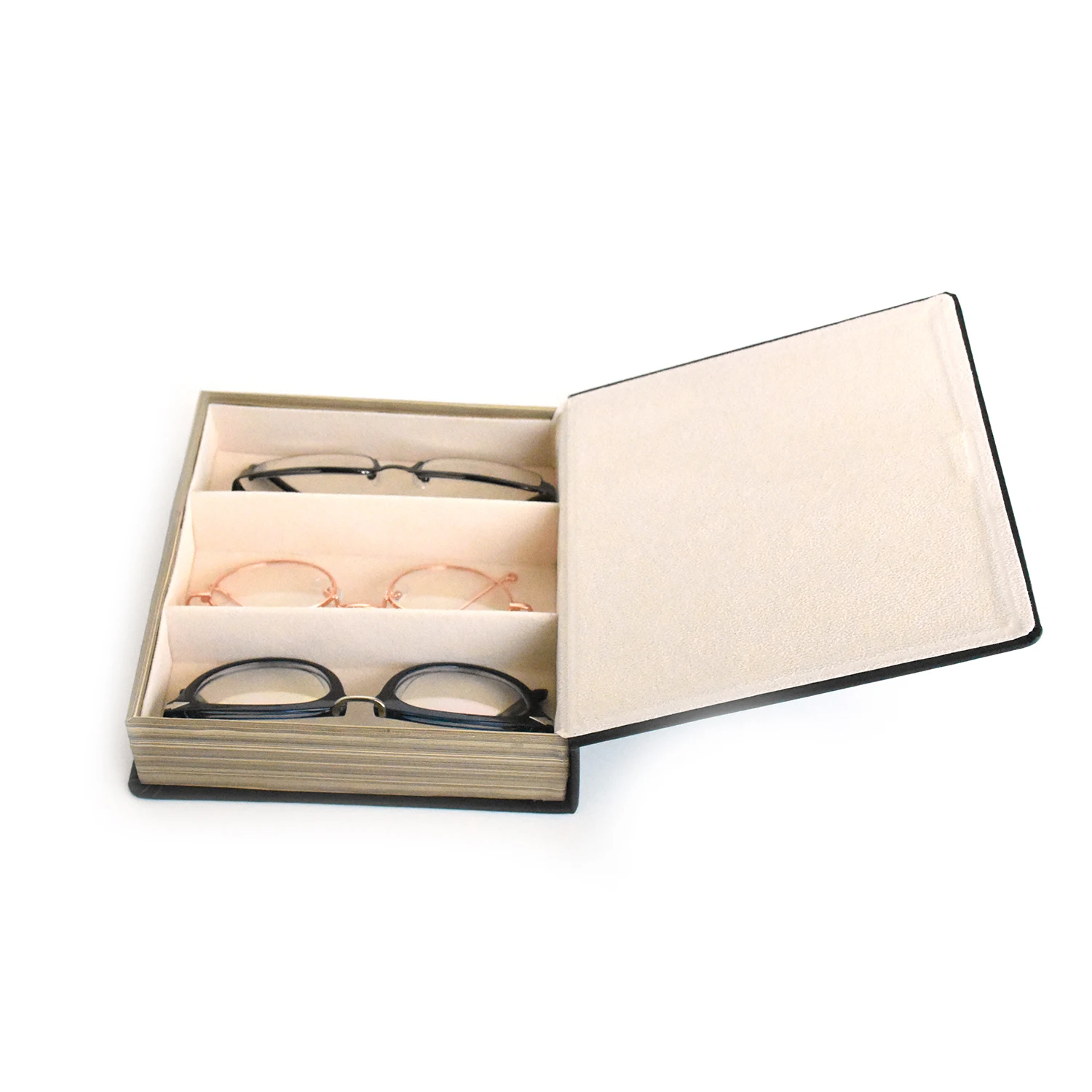 Bestpackaging 3 slot PU Leather Eyewear box Sunglasses organizer box Glasses Display Holder Box custom logo
Bestpackaging 3 slot PU Leather Eyewear box Sunglasses organizer box Glasses Display Holder Box custom logo