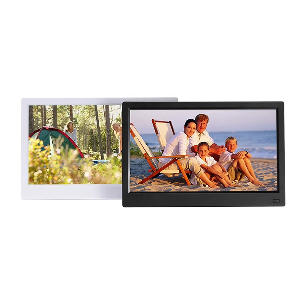 Unique UI Design with Remote Control CWHALE Digital Photo Frame,1280x800 High Resolution Full IPS Photo//Music//Video Player Calendar Alarm Auto On//Off Timer