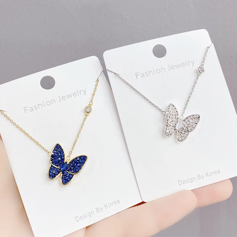 XL61452 Fashion design gold plated brass women jewelry blue zircon butterfly pendant necklaces
XL61452 Fashion design gold plated brass women jewelry blue zircon butterfly pendant necklaces
