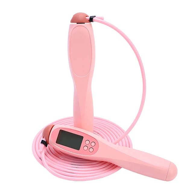 Factory Supply PVC Digital Calorie Counting Jump Ropes Smart School Examination Student Jump Rope, Pink
Factory Supply PVC Digital Calorie Counting Jump Ropes Smart School Examination Student Jump Rope, Pink