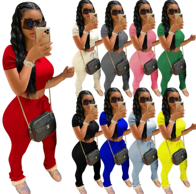 Wholesale Women two-piece sportswear women's jogging pants suits Tracksuits for women, As pictures
Wholesale Women two-piece sportswear women's jogging pants suits Tracksuits for women, As pictures