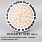 PAR38 LED Flood Light 3000K 4000K 6000K White 60W 5400 Lumen High Power Spotlight Bulb 500W Equivalent Incandescent Bulbs