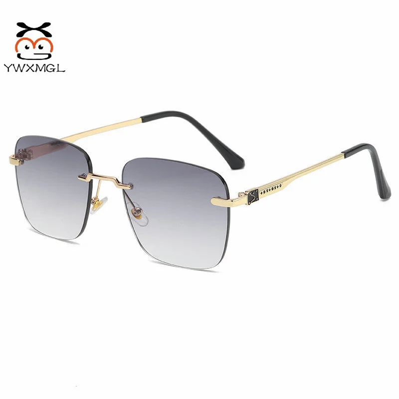 Fashion Rimless Gradient Color Cut-edge Women Sunglasses Personality Small Metal Frame Ins Unisex Traveling Shades Sunglasses, Picture shows
Fashion Rimless Gradient Color Cut-edge Women Sunglasses Personality Small Metal Frame Ins Unisex Traveling Shades Sunglasses, Picture shows