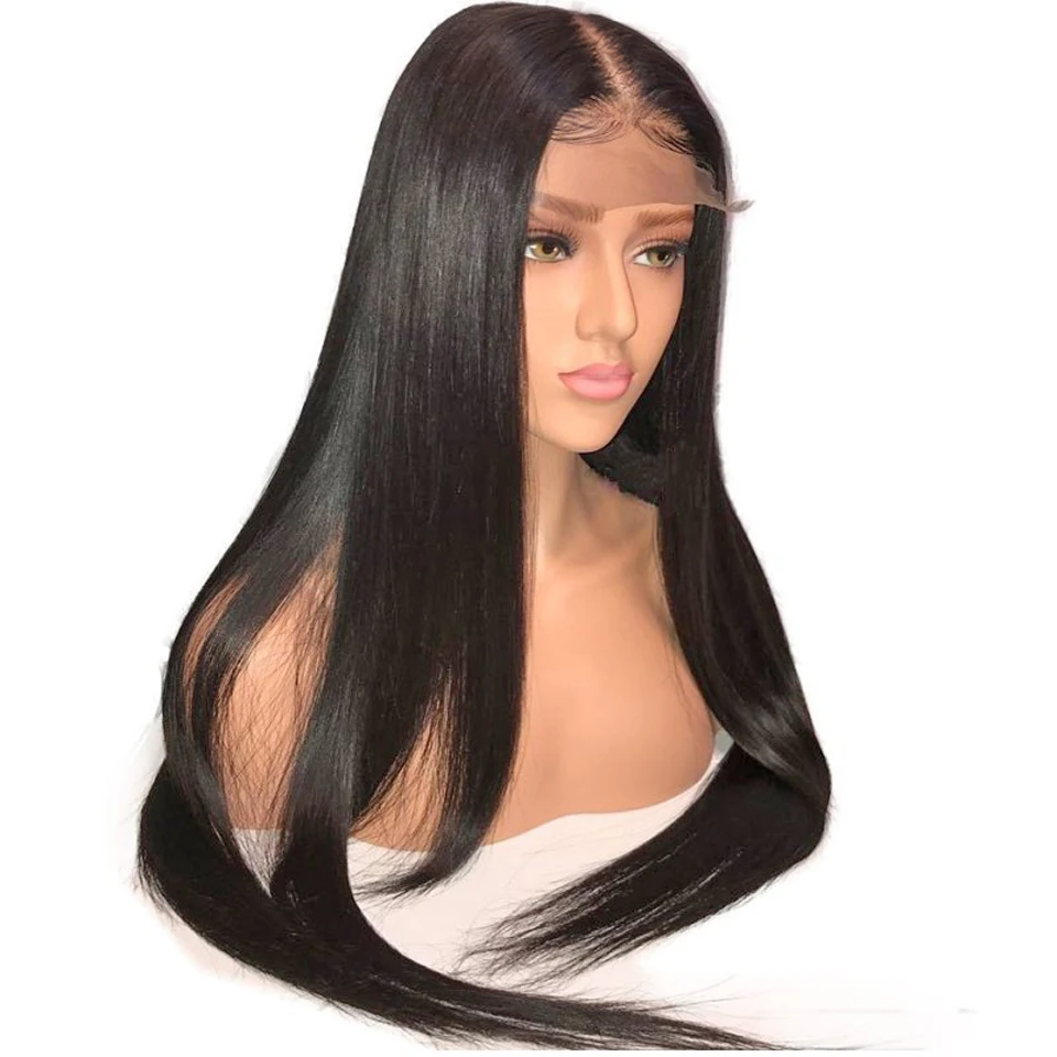 Popular New Arrival Brazilian Virgin Hair Natural Black Straight 5*5 Lace Closure Wig Human Hair Closure Lace Wigs For Black Wom
Popular New Arrival Brazilian Virgin Hair Natural Black Straight 5*5 Lace Closure Wig Human Hair Closure Lace Wigs For Black Wom