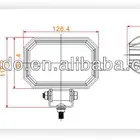 Car Accessories Waterproof Super Bright Square Auto Offroad Driving LED Pod Light 26W Work