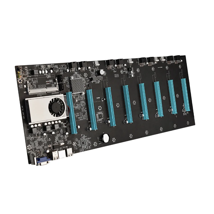 Wholesale price Etherum Mining 1037 CPU 8 gpu miner mainboard Mine board Riserless expert mining rig Motherboard
Wholesale price Etherum Mining 1037 CPU 8 gpu miner mainboard Mine board Riserless expert mining rig Motherboard
