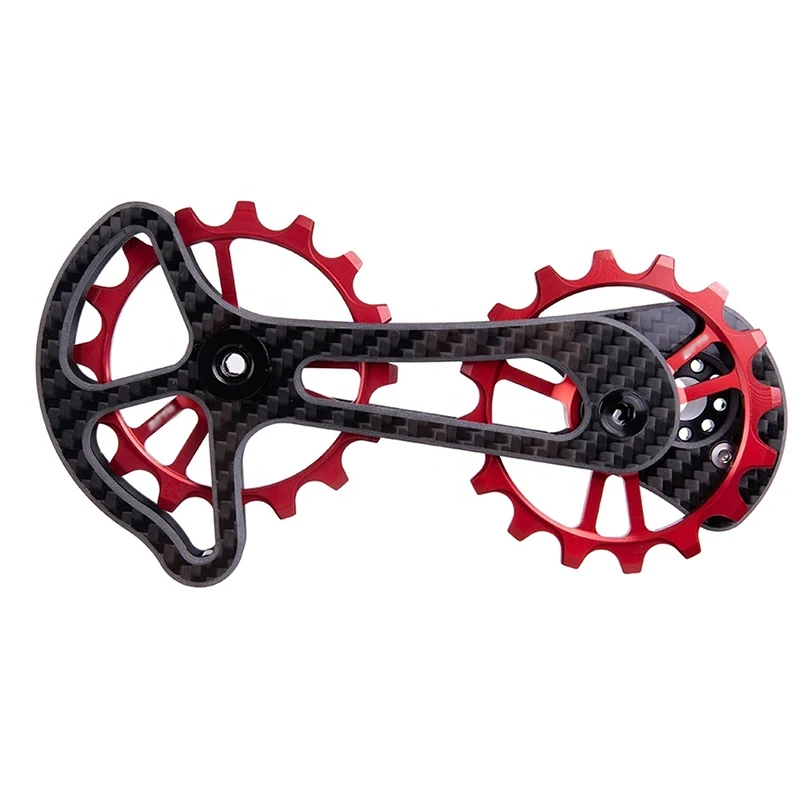 Bicycle Ceramic Bearing Carbon Fiber 16T Rear Derailleur Jockey Pulley Wheel, Black
Bicycle Ceramic Bearing Carbon Fiber 16T Rear Derailleur Jockey Pulley Wheel, Black