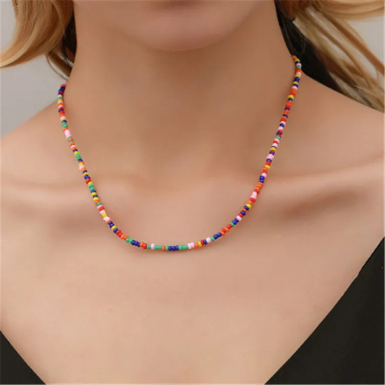 2020 Trendy Bohemian Multicolor Millet Choker Summer Beach Necklace Beads Necklace, Picture
2020 Trendy Bohemian Multicolor Millet Choker Summer Beach Necklace Beads Necklace, Picture