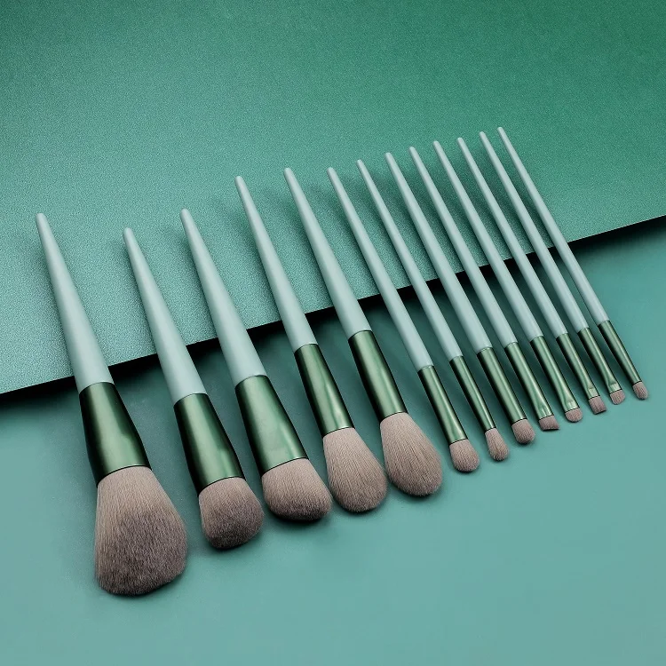 Green skin friendly cosmetic tools regular size brushes customized private label wooden handles CUSTOM LOGO makeup brushes
Green skin friendly cosmetic tools regular size brushes customized private label wooden handles CUSTOM LOGO makeup brushes