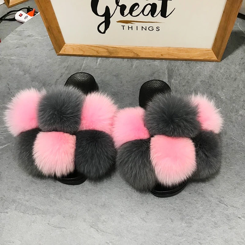 original design slides slippers mink fur slides fur slipper sandals for women, Customized
original design slides slippers mink fur slides fur slipper sandals for women, Customized