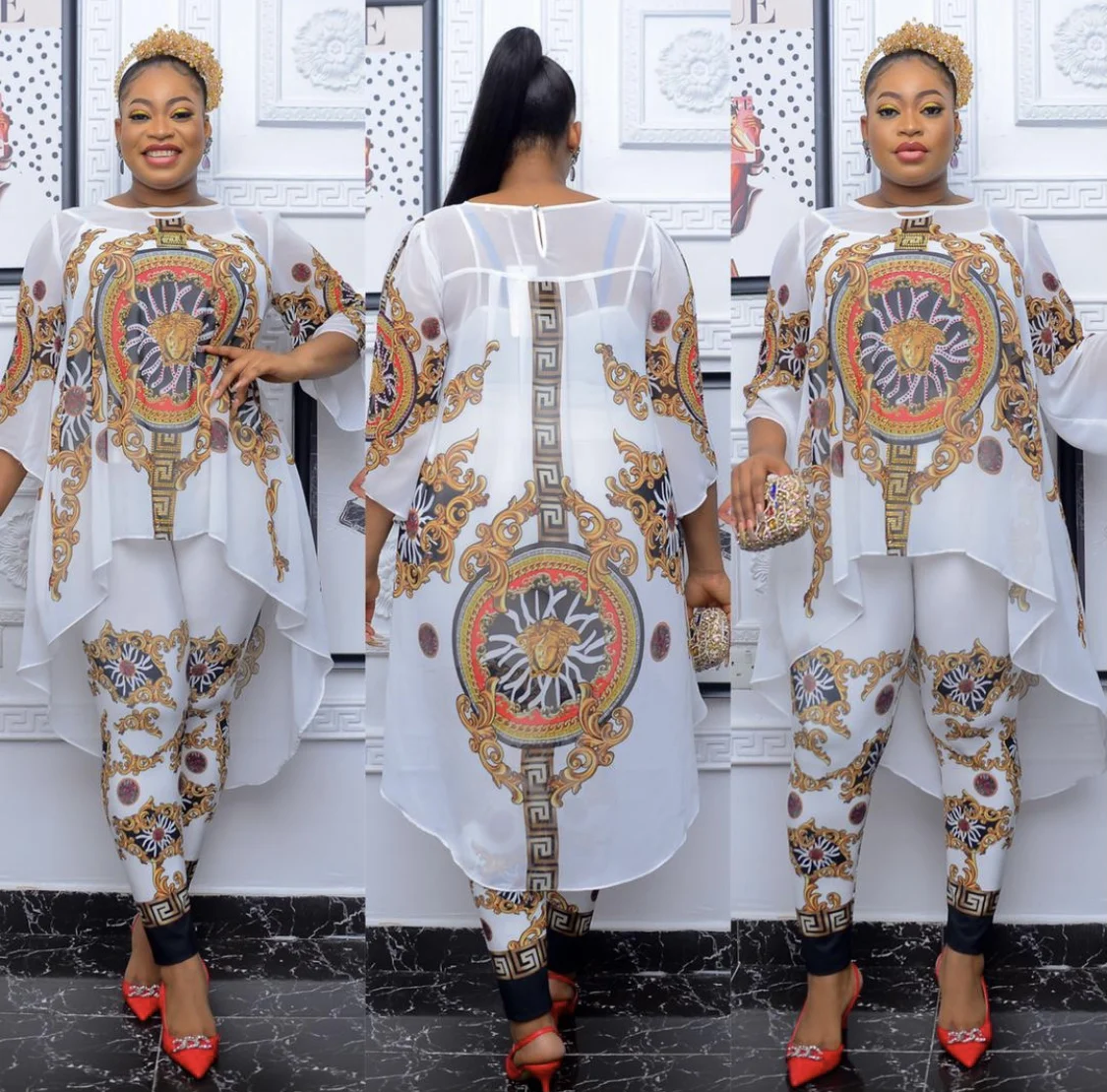 Cyalaa4810# Plus Size Pants Two Piece Women Plus Size Butterfly Sleeve Slim Pants Sets
Cyalaa4810# Plus Size Pants Two Piece Women Plus Size Butterfly Sleeve Slim Pants Sets
