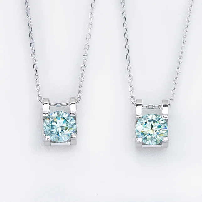 Fashion 925 silver solitaire necklace 6.5mm blue green moissanite diamond necklace for gifts
Fashion 925 silver solitaire necklace 6.5mm blue green moissanite diamond necklace for gifts