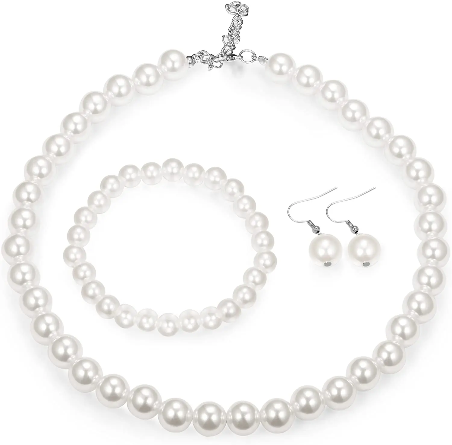 Newest Trendy Luxury 14K Gold Plated Pearl Jewellry Earring Necklace And Ring Sets,Women Jewelry Set
Newest Trendy Luxury 14K Gold Plated Pearl Jewellry Earring Necklace And Ring Sets,Women Jewelry Set