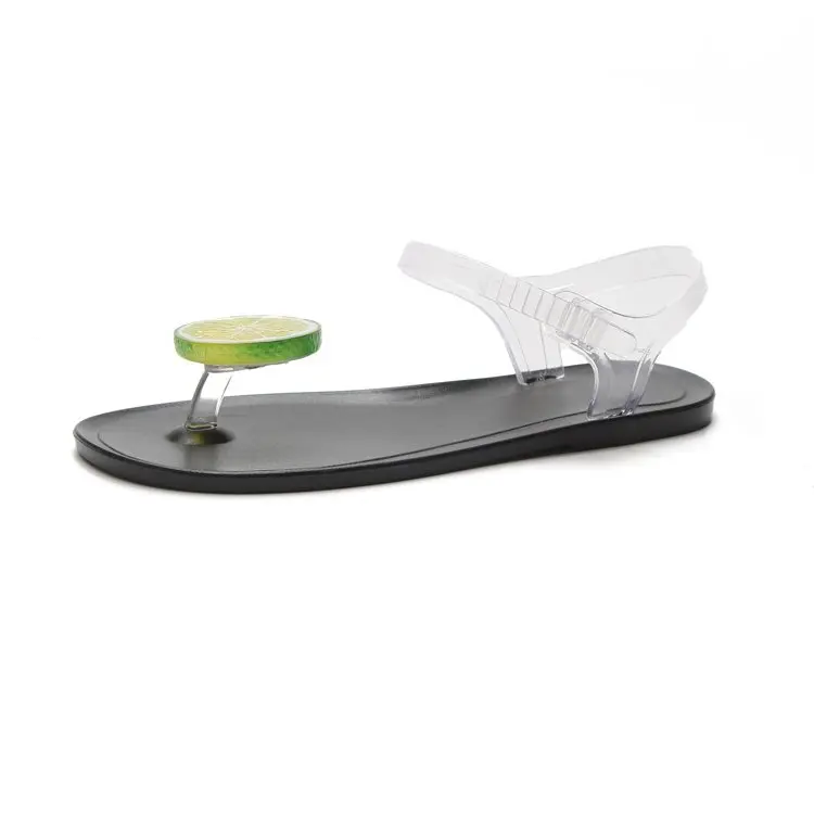 Custom Logo Fairy Style Girls Summer Sandals Candy Color Flat Fruit Flip-Flop Ankle Buckle Women Slingback Sandals
Custom Logo Fairy Style Girls Summer Sandals Candy Color Flat Fruit Flip-Flop Ankle Buckle Women Slingback Sandals