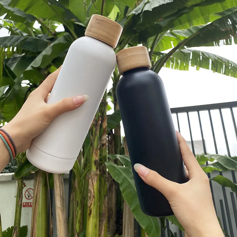 Wholesale 500ml Stainless Steel Water Bottles Tumbler Cups Outdoor Sports Thermo Water Bottle bamboo tumbler With Straw
Wholesale 500ml Stainless Steel Water Bottles Tumbler Cups Outdoor Sports Thermo Water Bottle bamboo tumbler With Straw