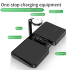 Earphone 2020 New Hot 25W 3 In 1 Fast Qi Wireless Charger For Mobile Phone Ipod And Iwatch