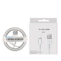 

Factory Seller Foxconn For iPhone usb cable charging data sync line with 1M