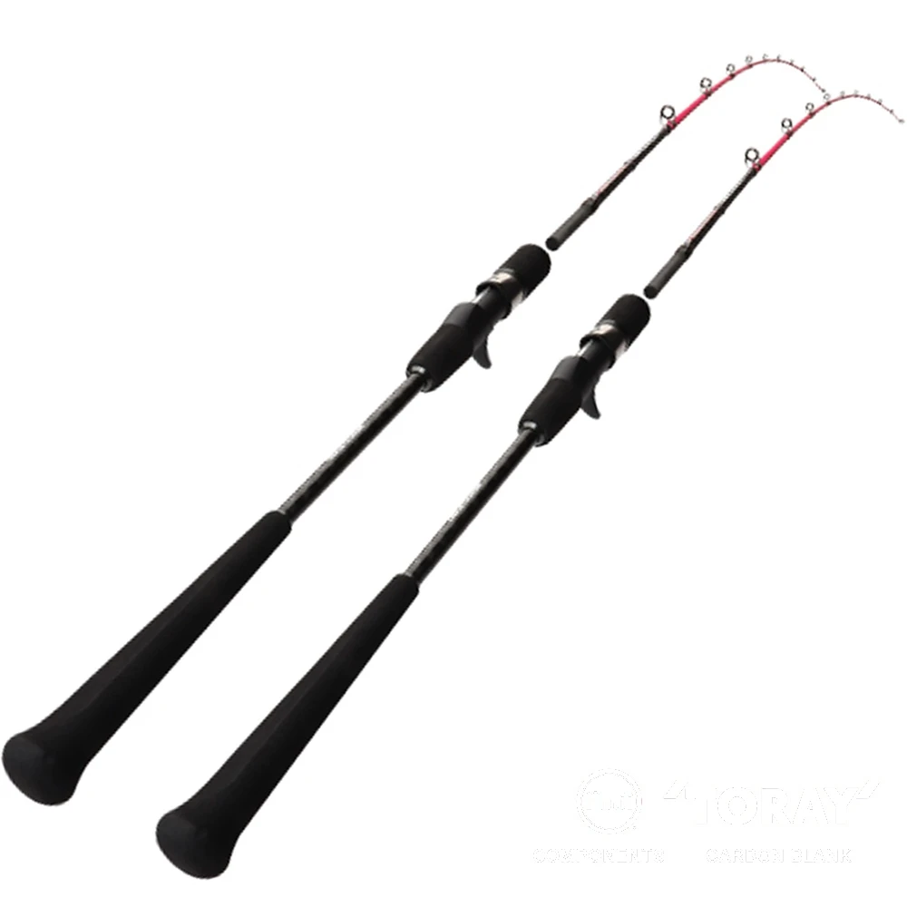 high quality carbon fishing fuji rod two sections slow jigging rod with part Fuji components
high quality carbon fishing fuji rod two sections slow jigging rod with part Fuji components