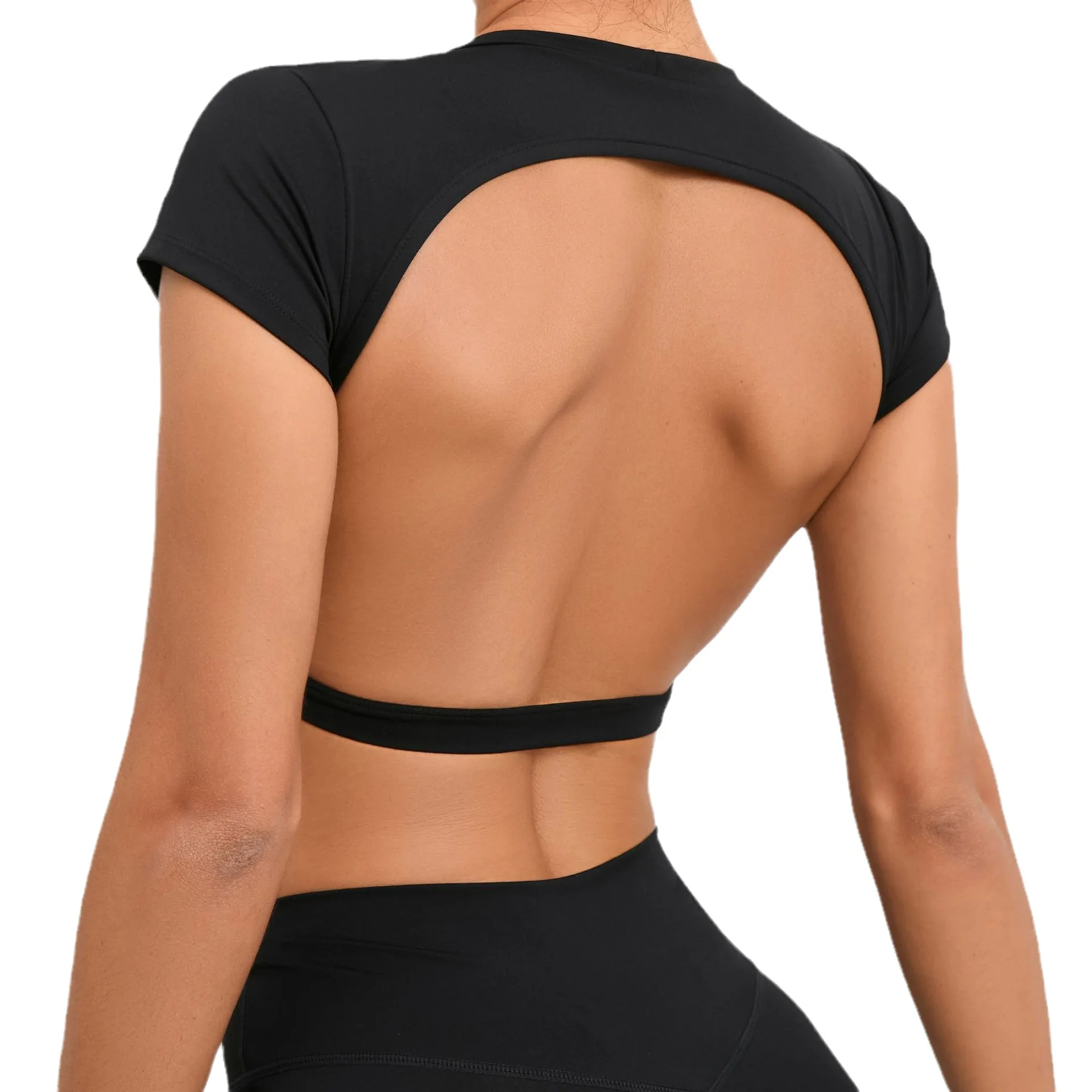 High impact crop tops for women Quick Dried backless Yoga Top Outdoor Running Fitness backless T-Shirt
High impact crop tops for women Quick Dried backless Yoga Top Outdoor Running Fitness backless T-Shirt