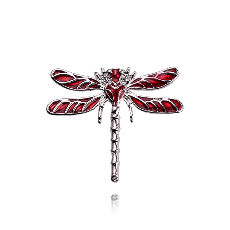 Punk Style Dragonfly Pins Jewelry Personality Red Color Insect Wing Brooch New Suit Shirt Collar Accessories For Women Men
Punk Style Dragonfly Pins Jewelry Personality Red Color Insect Wing Brooch New Suit Shirt Collar Accessories For Women Men