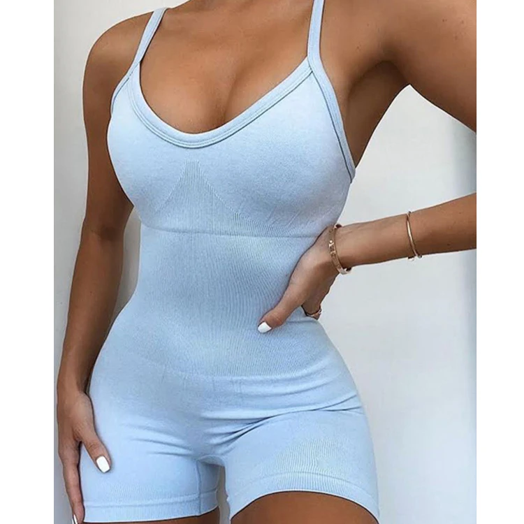 Seamless Women Fitness Khaki Jumpsuit Sexy Sports Dance Strappy Back Yoga Romper Jumpsuit, 6 colors
Seamless Women Fitness Khaki Jumpsuit Sexy Sports Dance Strappy Back Yoga Romper Jumpsuit, 6 colors