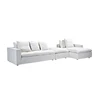 Latest design living room l-shaped modern simple fabric corner sofa