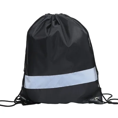 Promotional Durable Kids Adults Warning Reflective Stripe Customized Drawstring Nylon Bag
Promotional Durable Kids Adults Warning Reflective Stripe Customized Drawstring Nylon Bag
