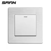 Sran UK German standard 16A home power push button 1gang 1way wall switch