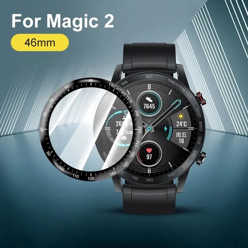 SIKAI Soft Fibre Glass Protective Film Cover For Huawei Watch GT2 Pro Honor Magic2/GT2 46mm/GT2e Full Screen Watch Case, Transparent
SIKAI Soft Fibre Glass Protective Film Cover For Huawei Watch GT2 Pro Honor Magic2/GT2 46mm/GT2e Full Screen Watch Case, Transparent