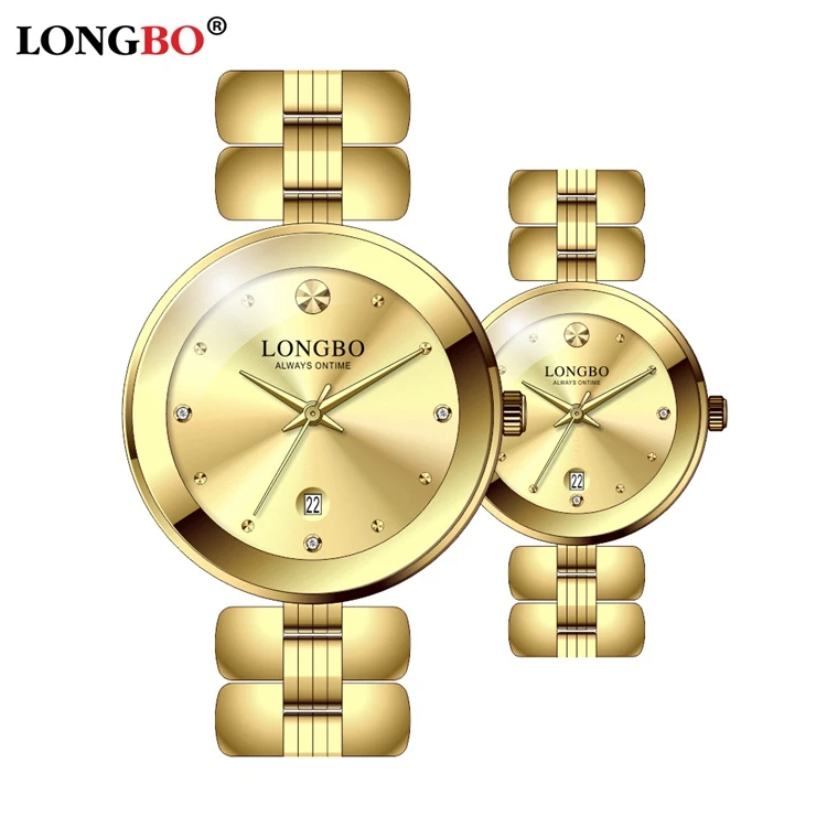 LONGBO 80583 2019 Fashion Couple Watch Quartz Charm Romantic Stainless Steel Watch Gold Luxury Watch, 16 color for you choose
LONGBO 80583 2019 Fashion Couple Watch Quartz Charm Romantic Stainless Steel Watch Gold Luxury Watch, 16 color for you choose