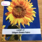 230gsm knitted stretch fabric for sublimation direct printing fire retardant B1