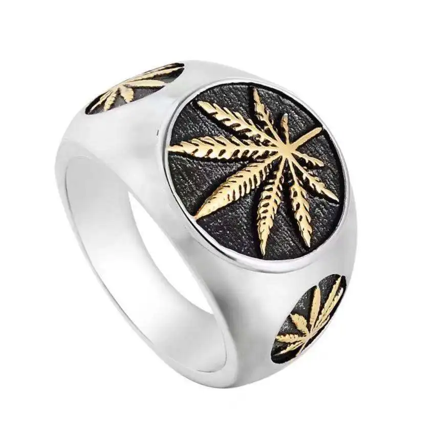 New European and American hip-hop Reggae hemp men's stainless steel Vintage Ring personality accessories
New European and American hip-hop Reggae hemp men's stainless steel Vintage Ring personality accessories