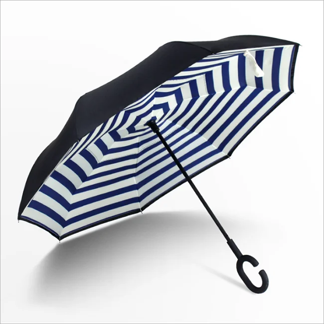 Wholesale Custom C Handle Windproof Reverse Invert Umbrella Double Layer 49" Arc Rain Umbrella, Customized color
Wholesale Custom C Handle Windproof Reverse Invert Umbrella Double Layer 49" Arc Rain Umbrella, Customized color