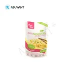 Compostable Biodegradable Reusable Zipper Stand Up Pouch Noodles Food Packaging Plastic Bags With Logo