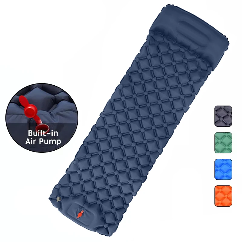 Moisture-proof Outdoor Sleeping Pad Portable Hiking Air Cushion Folding Self Inflating Mattress Camping Mat with Pillows, Optional
Moisture-proof Outdoor Sleeping Pad Portable Hiking Air Cushion Folding Self Inflating Mattress Camping Mat with Pillows, Optional