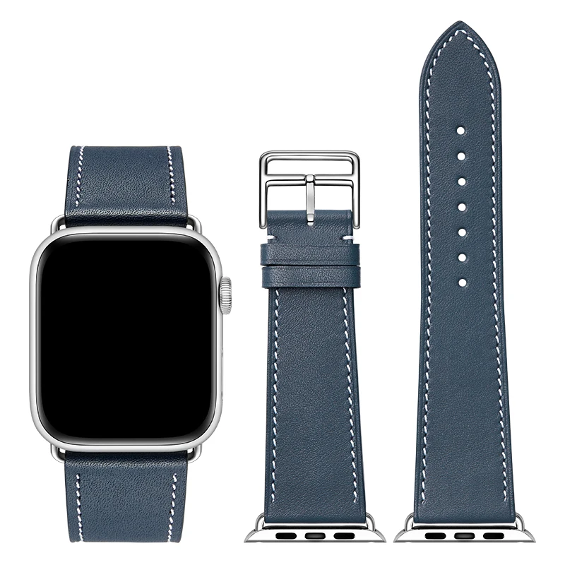 Designer Watch Bands For Apple iWatch 4 5 6 SE 42mm 44mm Leather Band Strap 
Designer Watch Bands For Apple iWatch 4 5 6 SE 42mm 44mm Leather Band Strap