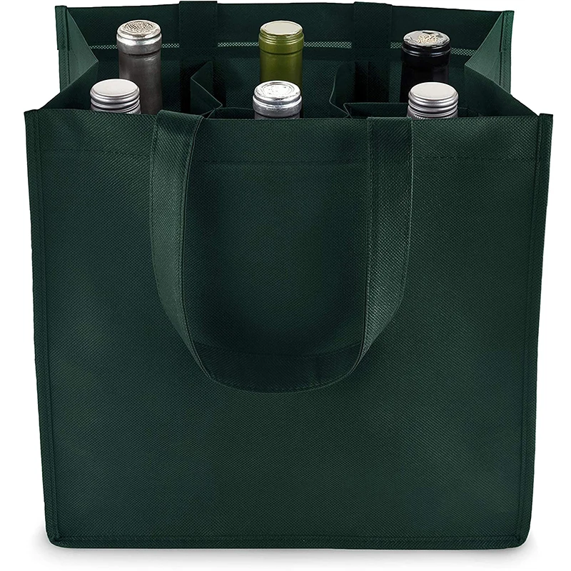 Heavy duty 6 bottles wine grocery non woven reusable shopping bag, Black,red or your required pantone color
Heavy duty 6 bottles wine grocery non woven reusable shopping bag, Black,red or your required pantone color