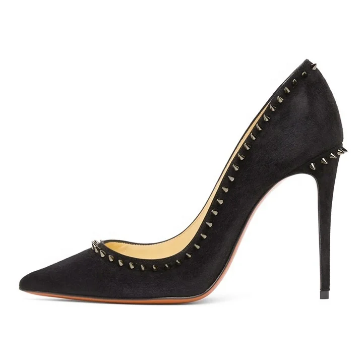 Sexy high heels 2020 classic dress shoes designer rivet pumps black suede pumps wholesale custom plus size pumps
Sexy high heels 2020 classic dress shoes designer rivet pumps black suede pumps wholesale custom plus size pumps