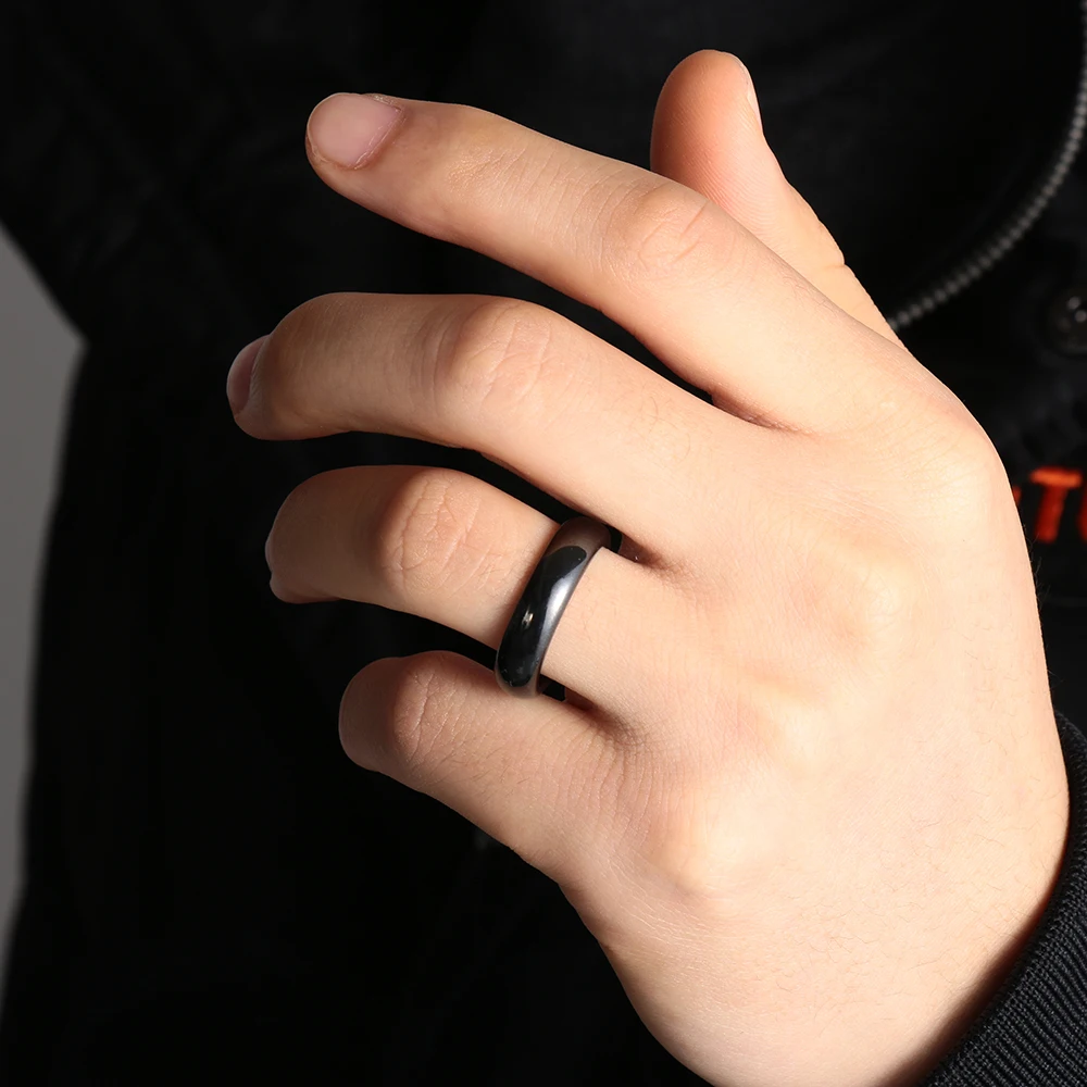 Free Shipping High Quality Black Faceted Hematite Rings for Men Women Fashion Jewelry Magnetic Wedding Engagement Rings
Free Shipping High Quality Black Faceted Hematite Rings for Men Women Fashion Jewelry Magnetic Wedding Engagement Rings