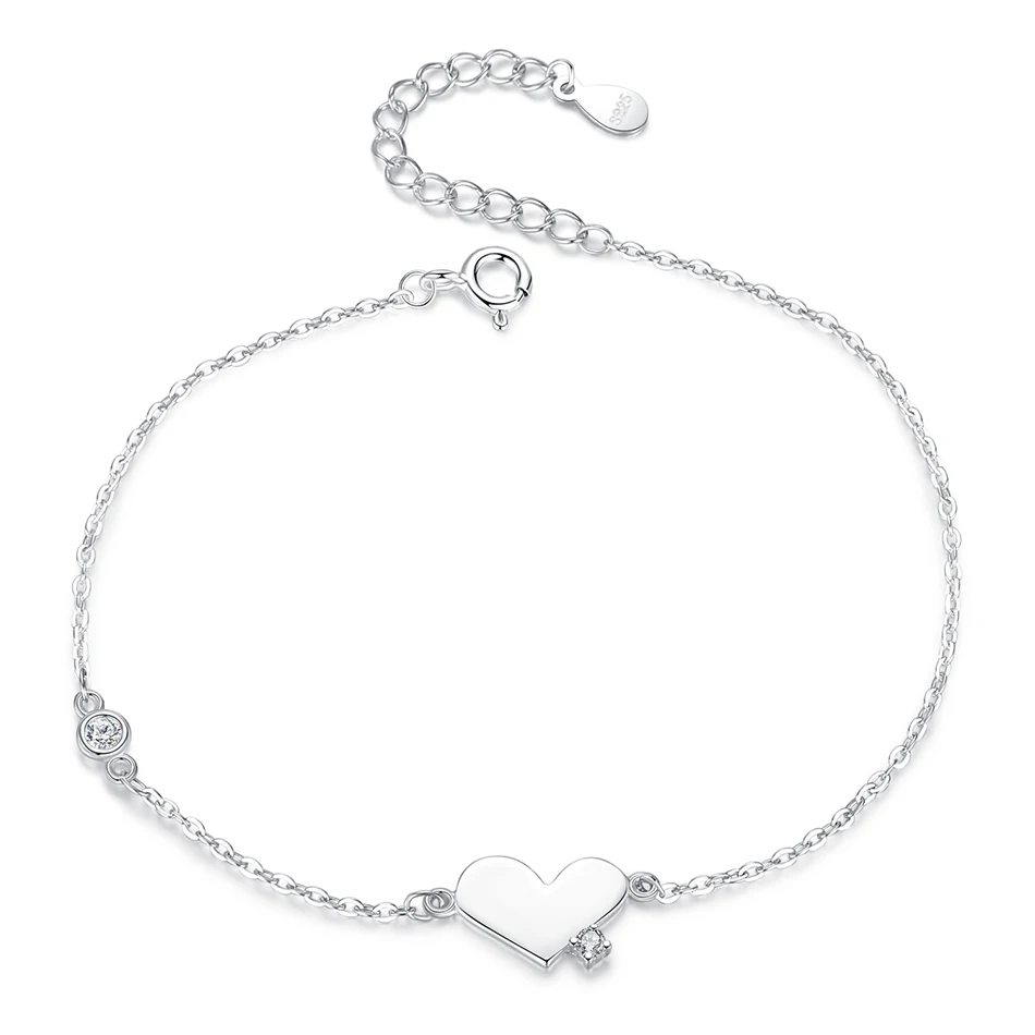2019 Women's Fashion 925 Sterling Silver Heart Bracelet for women girls Valentine's Day bracelet
2019 Women's Fashion 925 Sterling Silver Heart Bracelet for women girls Valentine's Day bracelet