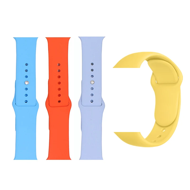 Classic silicone replacement band strap for Apple Watch band series 7 6 5 4 3 2 1 for watch strap 38 40 42 44 mm watch band, 48colors
Classic silicone replacement band strap for Apple Watch band series 7 6 5 4 3 2 1 for watch strap 38 40 42 44 mm watch band, 48colors