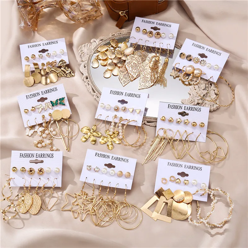 Hot Selling Hoop Gold Earrings Circle Tassel Women Earring Set Trendy Jewelry for Women
Hot Selling Hoop Gold Earrings Circle Tassel Women Earring Set Trendy Jewelry for Women