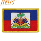 Haiti Flag Embroidered Patch Haitian Country Flag Embroidered Blazer Badge Patch Sew Iron On
