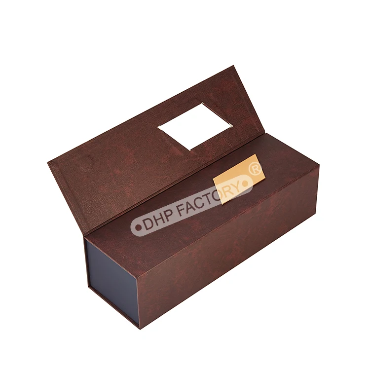 custom luxury black kraft cardboard paper packaging single