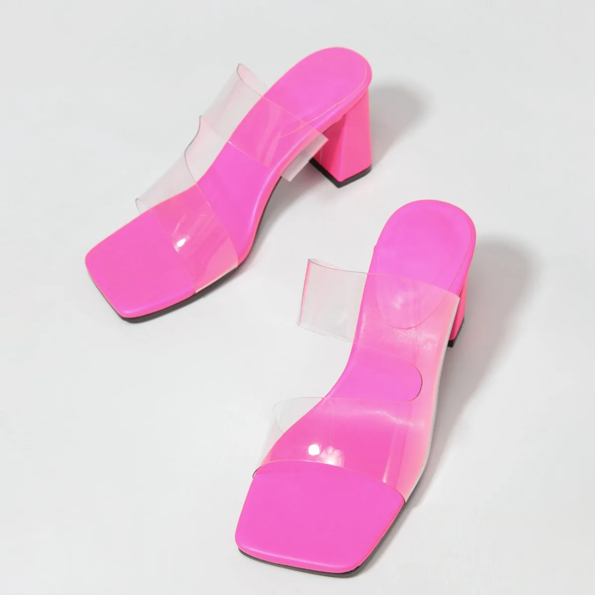 2021 Women Chunky Heel Platform Casual Transparent Shoes New Fashion Ladies Square Slides Footwear Women High Heel Shoes Sandals
2021 Women Chunky Heel Platform Casual Transparent Shoes New Fashion Ladies Square Slides Footwear Women High Heel Shoes Sandals