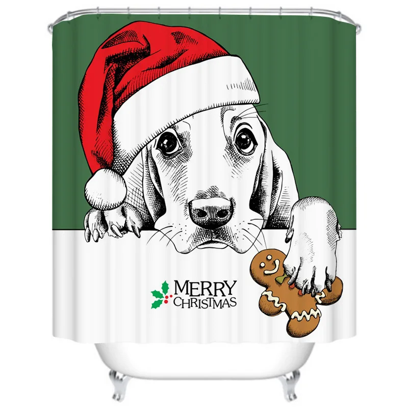 Christmas Decor Animal Cat Printed Waterproof Kids Shower Curtain Music Dogs Bathroom Curtain for Children
Christmas Decor Animal Cat Printed Waterproof Kids Shower Curtain Music Dogs Bathroom Curtain for Children
