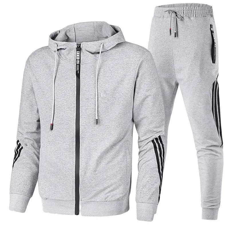New European and American men's casual sports suits fashion zipper jacket men and women running sports suits, Photo shown
New European and American men's casual sports suits fashion zipper jacket men and women running sports suits, Photo shown