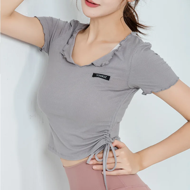 2021 Fitness Clothes Women's Short-Sleeved Sports Tops Are Thin Running t-Shirt Tight Net Red Yoga Clothes, As shown
2021 Fitness Clothes Women's Short-Sleeved Sports Tops Are Thin Running t-Shirt Tight Net Red Yoga Clothes, As shown